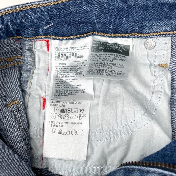 Levi’s 721 High Rise Side Stripe Jeans Size 29 - Picture 5 of 15